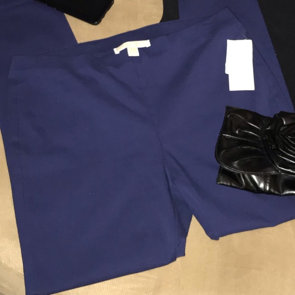 Michael Kors True Navy skinny slacks - Picture 5 of 8